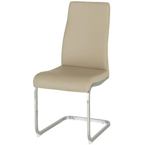 Primo Freischwinger mit Kunstlederbezug Dean - beige - Materialmix - 44 cm - 97 cm - cm 56,0 | Möbel Kraft