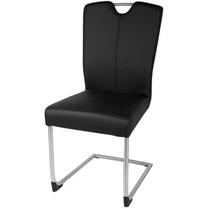 Primo Freischwinger Sammy - schwarz - Materialmix - 45 cm - 98 cm - cm 56,0 | Möbel Kraft