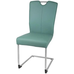 Primo Freischwinger Sammy - türkis/petrol - Materialmix - 45 cm - 98 cm - cm 56,0 | Möbel Kraft
