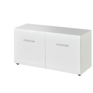 Primo Garderobenbank Akzent - weiß - Materialmix - 95 cm - 52 cm - cm 40,0 | Möbel Kraft