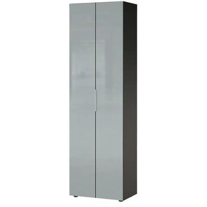 Primo Garderobenschrank - grau - Materialmix - 59 cm - 197 cm - cm 40,0 | Möbel Kraft