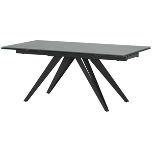 Primo Glastisch ausziehbar Dalton - grau - Materialmix - 90 cm - 75,5 cm | Möbel Kraft