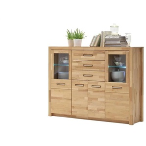 Primo Highboard Franjo - holzfarben - Materialmix - 163 cm - 122 cm - cm 40,0 | Möbel Kraft