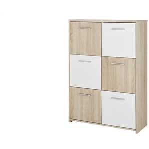 Primo Kommode Quadro - holzfarben - Materialmix - 77 cm - 113 cm - cm 30,0 | Möbel Kraft