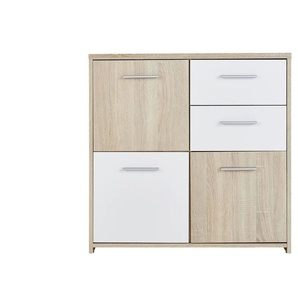 Primo Kommode Quadro - holzfarben - Materialmix - 77 cm - 78 cm - cm 30,0 | Möbel Kraft