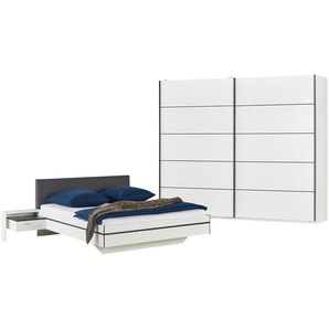 Primo Komplett-Schlafzimmer 4tlg.  Snow - weiß - Materialmix - 270 cm - 226 cm - 60 cm | Möbel Kraft