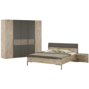 Primo Komplett-Schlafzimmer - holzfarben - Materialmix | Möbel Kraft
