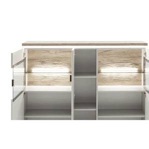 Primo LED-Beleuchtung Amantea - weiß - Materialmix | Möbel Kraft