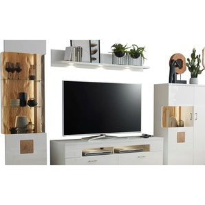 Primo LED-Beleuchtung - silber - Materialmix | Möbel Kraft