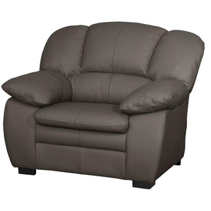 Primo Ledersessel Casino - braun - Materialmix - 109 cm - 88 cm - cm 92,0 | Möbel Kraft