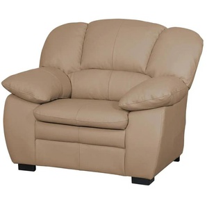 Primo Ledersessel Casino - braun - Materialmix - 109 cm - 88 cm - cm 92,0 | Möbel Kraft