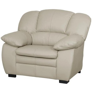 Primo Ledersessel Casino - grau - Materialmix - 109 cm - 88 cm - cm 92,0 | Möbel Kraft