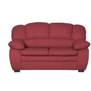 Primo Ledersofa aus Echtleder Casino - rot - Materialmix - 159 cm - 88 cm - cm 92,0 | Möbel Kraft
