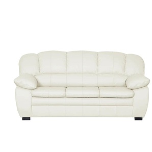 Primo Ledersofa aus Echtleder Casino - weiß - Materialmix - 191 cm - 88 cm - cm 92,0 | Möbel Kraft