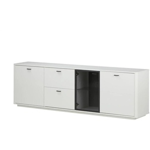 Primo Lowboard Montreal - weiß - Materialmix - 232 cm - 72 cm - cm 44,0 | Möbel Kraft