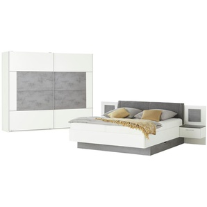 Primo Schlafzimmer, 4-teilig  Allegre - weiß - Holzwerkstoff | Möbel Kraft
