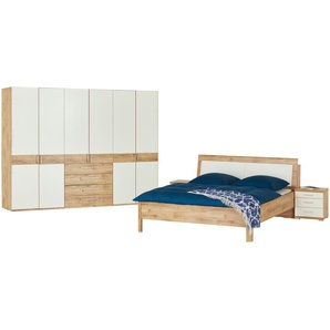 Primo Schlafzimmer 4-teilig Keva - holzfarben - Materialmix - 300 cm - 216 cm - 58 cm | Möbel Kraft