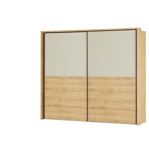 Primo Schwebetürenschrank 2-türig - holzfarben - Materialmix - 260 cm - 221 cm - cm 67,0 | Möbel Kraft