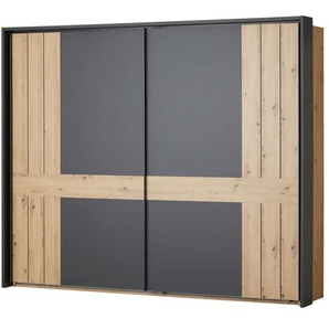 Primo Schwebetürenschrank 2-türig Zumar - holzfarben - Materialmix - 280 cm - 231 cm - cm 60,0 | Möbel Kraft