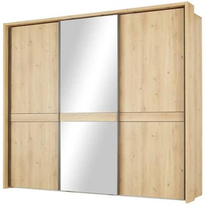 Primo Schwebetürenschrank Caballo - holzfarben - Materialmix - 260 cm - 221 cm - cm 67,0 | Möbel Kraft