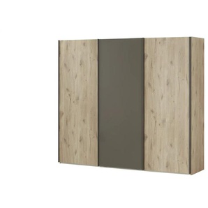 Primo Schwebetürenschrank - holzfarben - Materialmix - 250 cm - 217 cm - cm 67,0 | Möbel Kraft