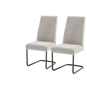 Primo Schwingstuhl im 2er Set Amela - beige - Materialmix - 50 cm - 102 cm - cm 62,5 | Möbel Kraft