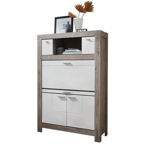 Primo Sekretär Porto - weiß - Materialmix - 101 cm - 162 cm - cm 42,0 | Möbel Kraft