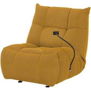 Primo Sessel Relaxfunktion K51151M - gelb - Materialmix - 83 cm - 91 cm - cm 106,0 | Möbel Kraft