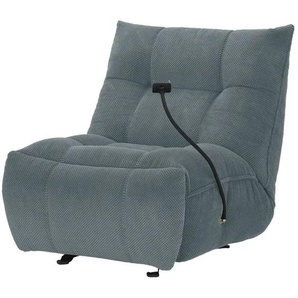 Primo Sessel Relaxfunktion Tokyo - grau - Materialmix - 87 cm - 91 cm - cm 106,0 | Möbel Kraft