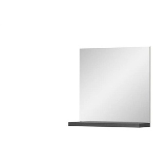 Primo Spiegel 60 x 59 cm - grau - Holzwerkstoff,Aluminium,Glas - 60 cm - cm 18,0 | Möbel Kraft