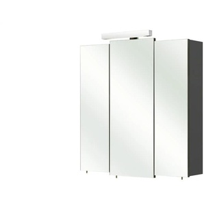 Primo Spiegelschrank 3-türig - weiß - Materialmix - 68 cm - 73 cm - cm 20,0 | Möbel Kraft