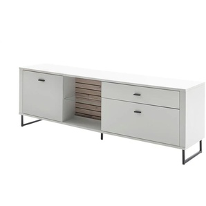 Primo TV-Element Leni - grau - Materialmix - 210 cm - 69 cm - cm 44,0 | Möbel Kraft
