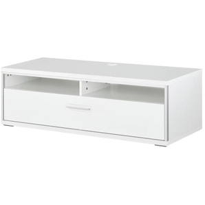 Primo TV-Element Setto - weiß - Materialmix - 124 cm - 41 cm - cm 51,0 | Möbel Kraft