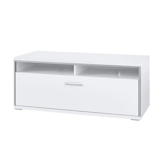 Primo TV-Element Setto - weiß - Materialmix - 124 cm - 51 cm - cm 51,0 | Möbel Kraft