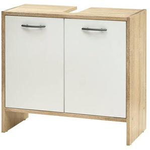 Primo Waschbeckenunterschrank - holzfarben - Materialmix - 60 cm - 55 cm - cm 28,0 | Möbel Kraft