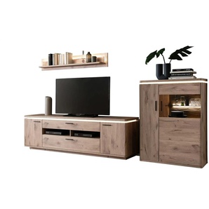 Primo Wohnkombination Kataros - holzfarben - Materialmix - 300 cm - 181 cm - cm 50,0 | Möbel Kraft