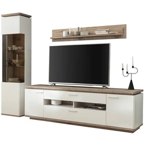 Primo Wohnkombination Parez - weiß - Materialmix - 260 cm - 208 cm - cm 50,0 | Möbel Kraft