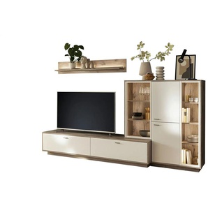 Primo Wohnkombination Santerno - holzfarben - Materialmix - 287 cm - 180 cm - cm 50,0 | Möbel Kraft
