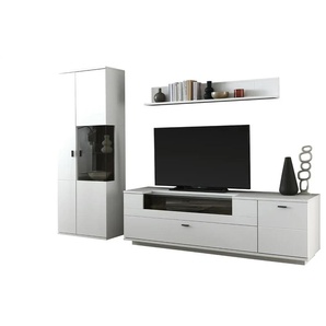 Primo Wohnkombination Sarbonne - grau - Materialmix - 270 cm - 199 cm - cm 50,0 | Möbel Kraft