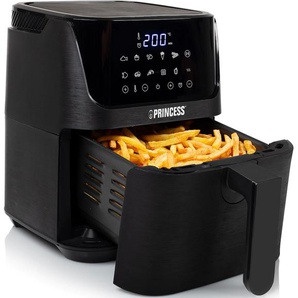 PRINCESS Heissluftfritteuse 182024 Fritteusen Heißluftfritteuse XL - 3,5 L - Digitaler Touchscreen schwarz (mattschwarz) Heißluftfritteusen
