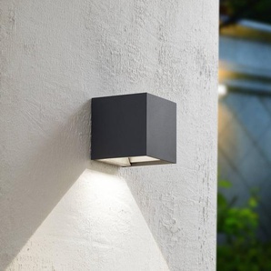 Prios LED-Solarwandlampe Lius, Höhe 15 cm, Bewegungssensor 5044052
