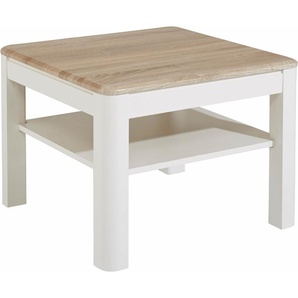 PRO Line Beistelltisch, aus Holz, mit Ablageboden, Platte Sonoma Eiche Nachbildung