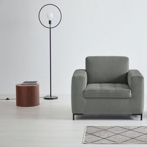 products Sessel Grazzo, hochwertige Stoffe aus recyceltem Material, Steppung im Sitzbereich