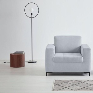 products Sessel Grazzo, hochwertige Stoffe aus recyceltem Material, Steppung im Sitzbereich