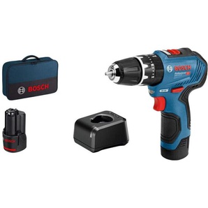 Professional Akku-Schlagbohrschrauber Aktionsset gsb 12V-30, incl. 2x Akku gba 2 Ah, Ladegerät, Tasche - Bosch