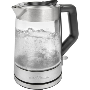 PROFI COOK Wasserkocher PC-WKS 1190 G inox LED, 1,7 L, 2200 W, Glas 501190