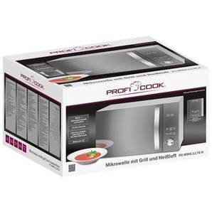 ProfiCook PC-MWG 1176 H - microwave oven with convection and grill - freestanding - silver