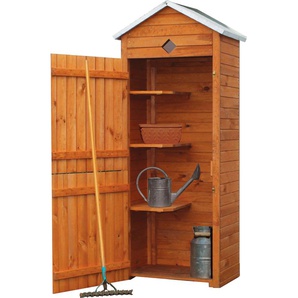 Garten-Geräteschrank PROMADINO Piccolo Gerätehäuser braun (honigbraun) Geräteschränke Schränke