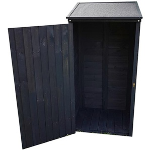 Garten-Geräteschrank PROMADINO Speyer Gerätehäuser grau (anthrazit) Geräteschränke Schränke