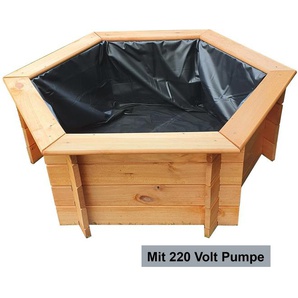 promadino Hochteich, BxTxH: 122x105x40 cm, 250 l, (Set)